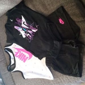 BUNDLE Jordan/Nike, 18m, Blk/White/Pink/Purple